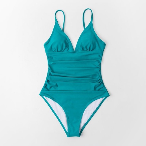 Cupshe Other - - NWT Cupshe Teal One piece Swimsuit Size Medium